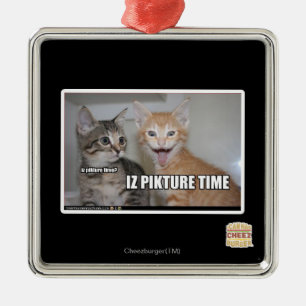 iz pikture time metal ornament