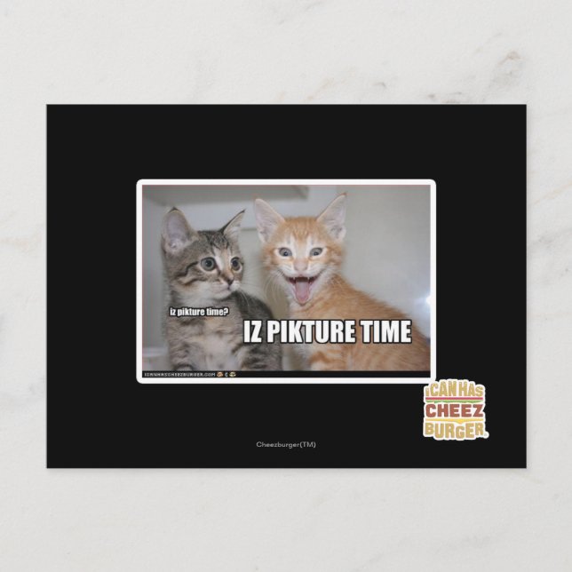 iz pikture time postcard (Front)