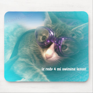 iz redy 2goz swiming! mouse pad