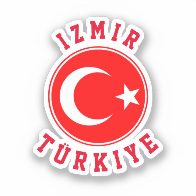 Izmir, Turkey Sticker (Front)