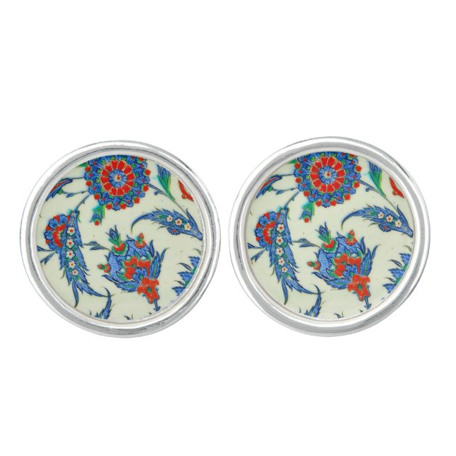 iznic ceramics Cufflinks (Front)