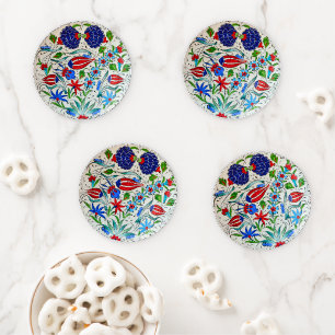 iznik ceramics coaster set