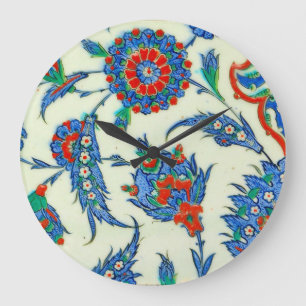 iznik ceramics large clock