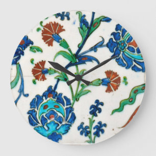 iznik ceramics large clock