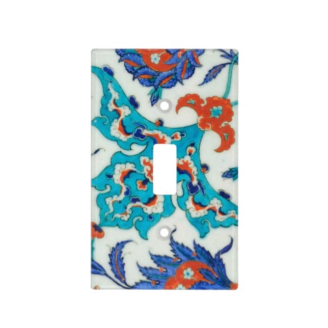 iznik ceramics light switch cover (Front)