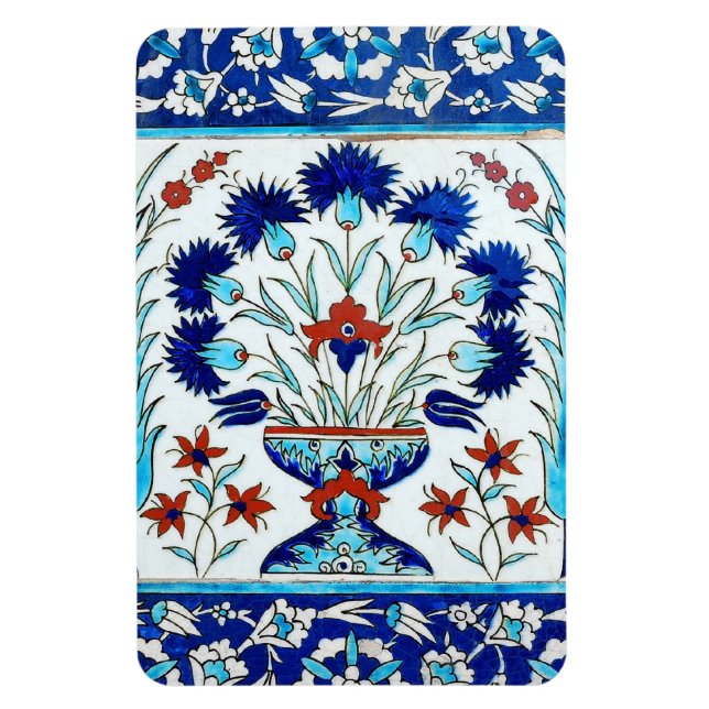 Iznik ceramics magnet (Vertical)