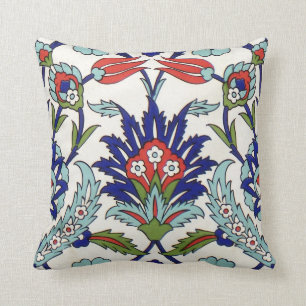 iznik ceramics pillow