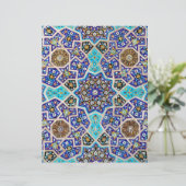 Iznik Floral Ethnic Tribal Turkish Mosaic Pottery (Standing Front)