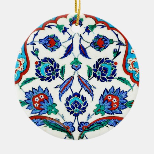 iznik tile ceramic ornament