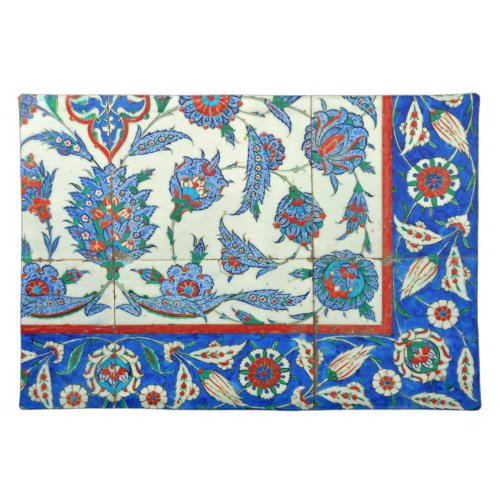 iznik tile cloth placemat