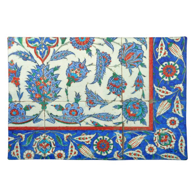 iznik tile cloth placemat (Front)