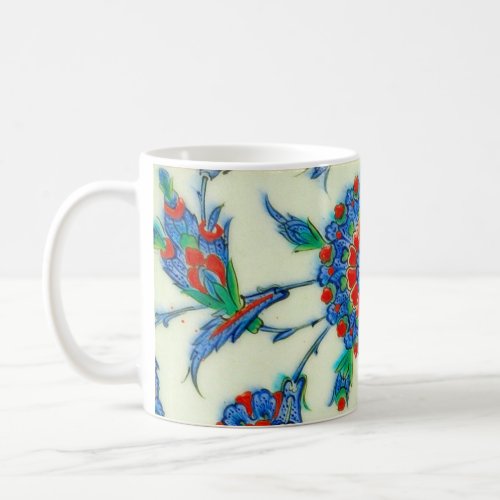 iznik tile coffee mug