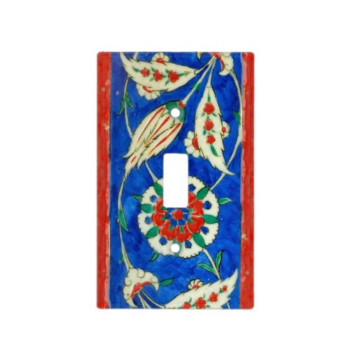 iznik tile light switch cover