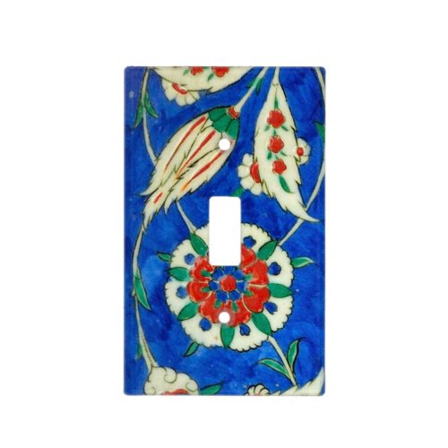 iznik tile light switch cover