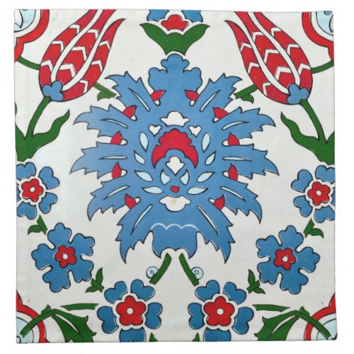 iznik tile napkin