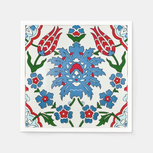 iznik tile napkins