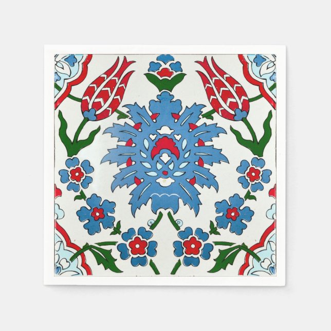 iznik tile napkins (Front)