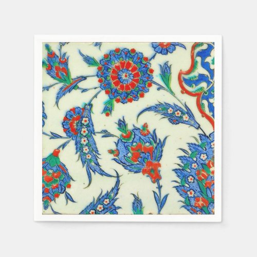 iznik tile paper napkins