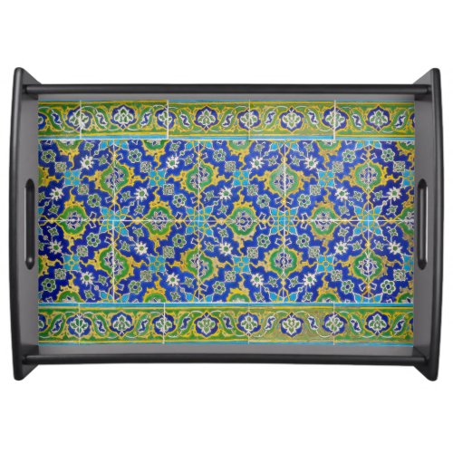 iznik tile serving tray