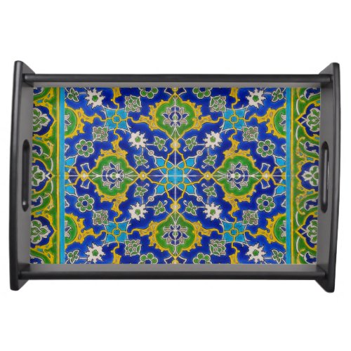 iznik tile serving tray