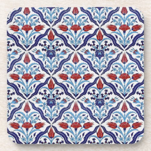 Iznik tiles Cork Coaster