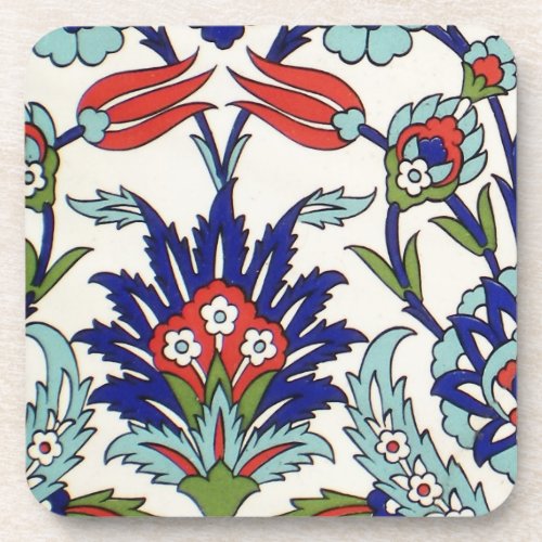 Iznik tiles Cork Coaster