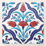 Iznik Tiles Glass Coaster