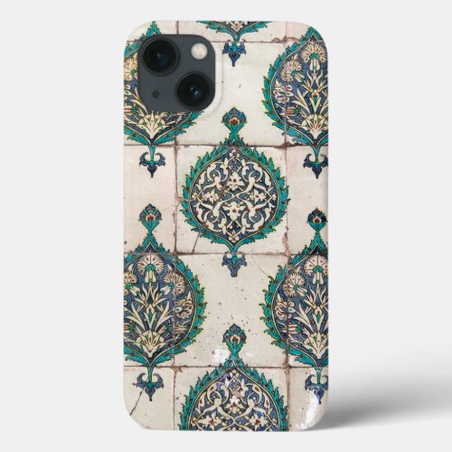 Iznik Tiles Green iPhone 13 Case