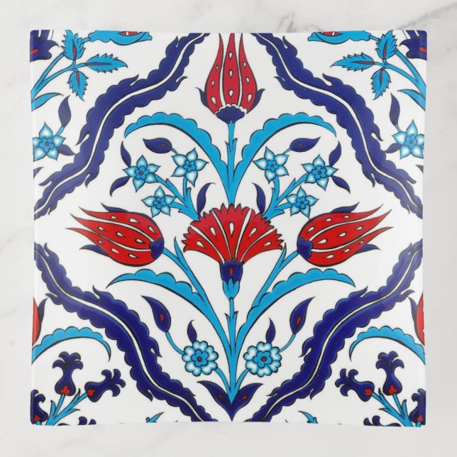Iznik Tiles Trinket Tray (Front)