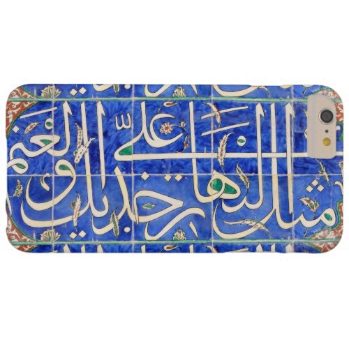 Iznik tiles with islamic calligraphy barely there iPhone 6 plus case