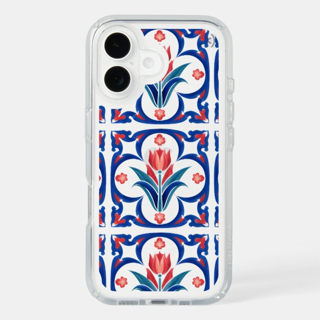 Iznik Tulip Tile Pattern Phone Case (Front)