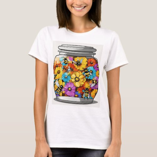 IZVARA HONEY BEE TSHIRT FOR GIRLS