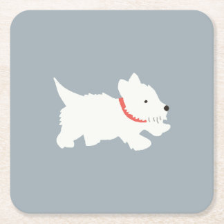 Izzie The Wesite Square Paper Coaster