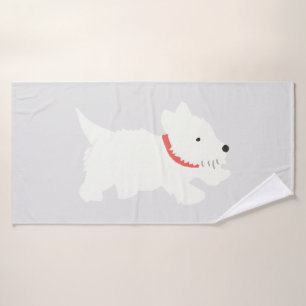 Izzie The Westie Bath Towel