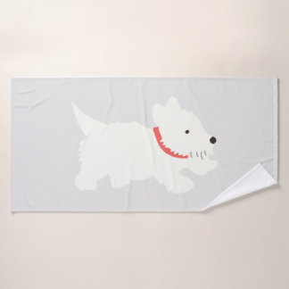 Izzie The Westie Bath Towel