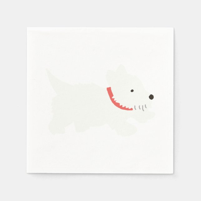 Izzie The Westie Napkins (Front)