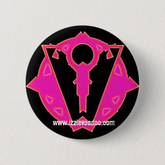 izzie Voodoo logo button/badge Pinback Button