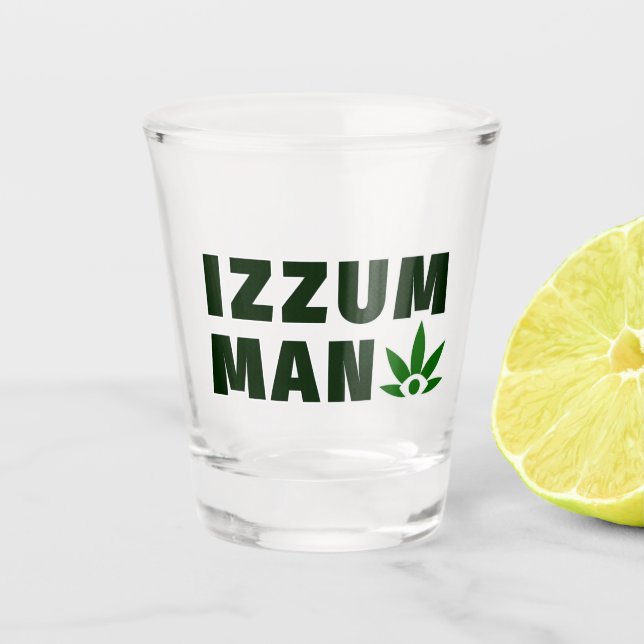Izzumman Merchandise Shot Glass (Front)