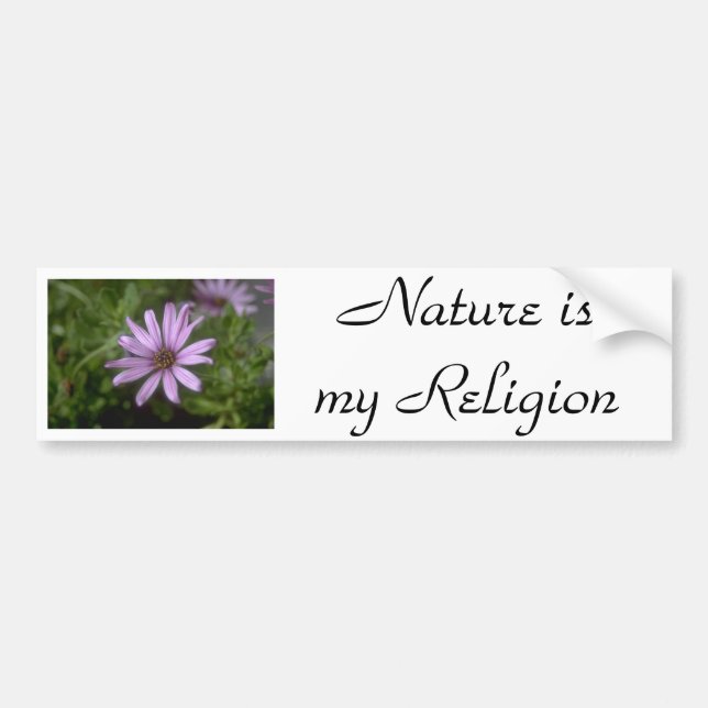 j0145356, Nature ismy Religion Bumper Sticker (Front)