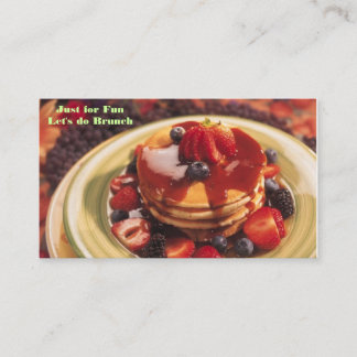 j0182703, Just for Fun Let's do Brunch Enclosure Card