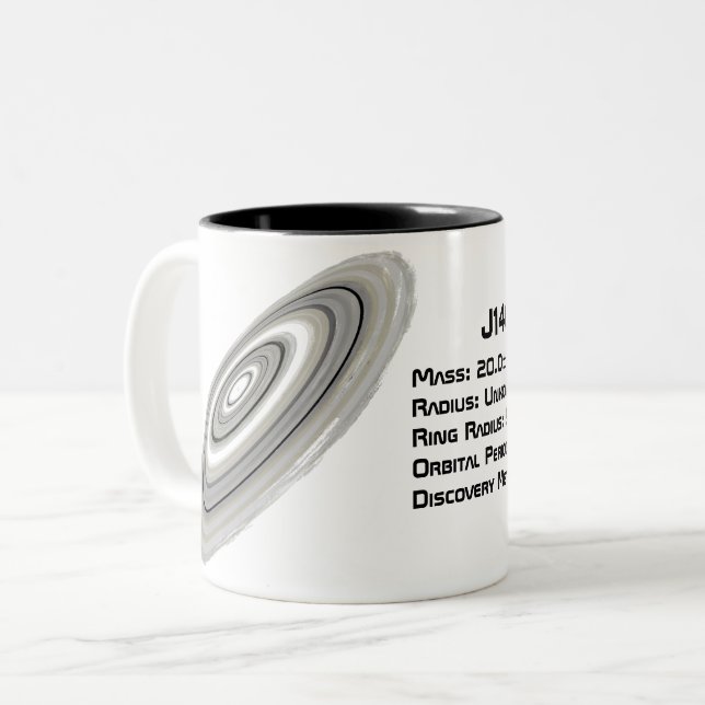 J1407 b (1SWASP J140747.93−394542.6 b) Two-Tone Coffee Mug (Front Left)