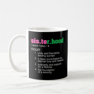 J15 Nineteen 08 Aka African Sisterhood Noun Hand S Coffee Mug