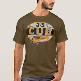 J3 Cub Since 1938 Classic Airplane Vintage Design T-Shirt