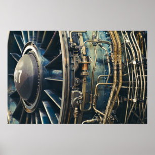 J58 Jet Engine - SR-71 Blackbird, A-12, YF-12 Poster