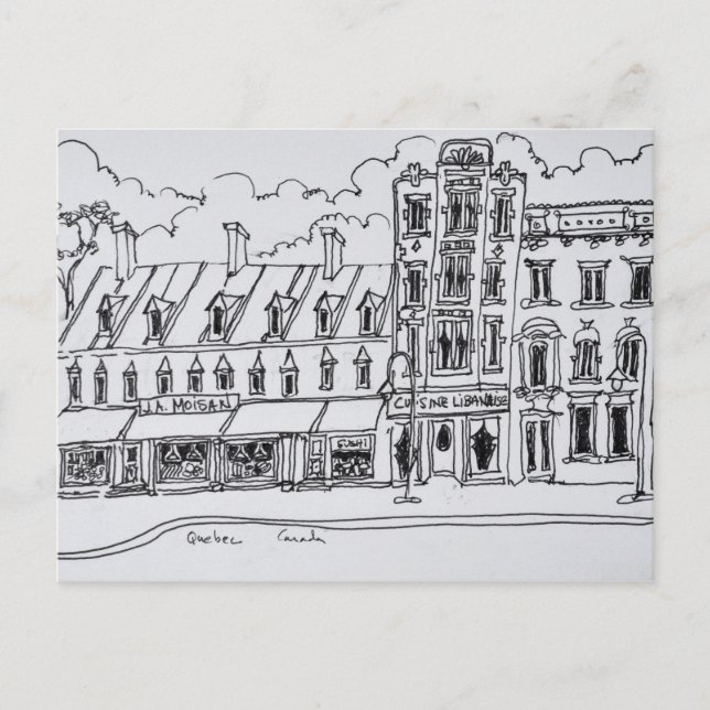 J.A. Moisan Grocery Store | Canada Postcard (Front)