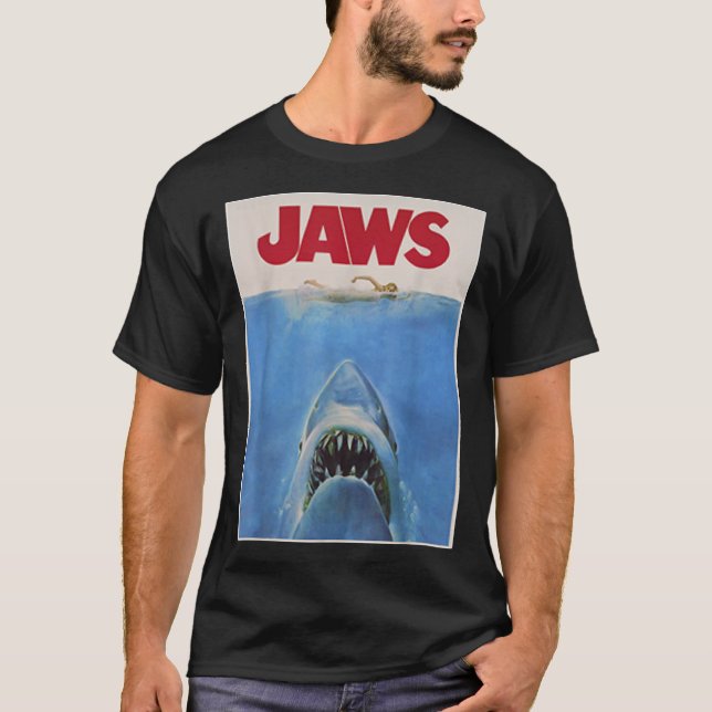 J.a.w.s Classic Movie Poster Classic T-Shirt (Front)
