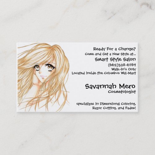 j__Adore_by_M0KiNGBiRD, Savannah Mero, Cosmetol... Business Card