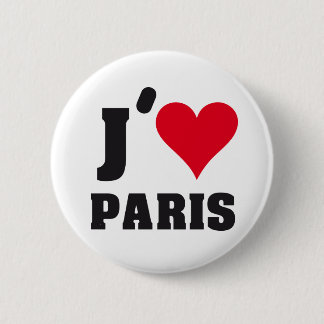 J´AIME PARIS PINBACK BUTTON