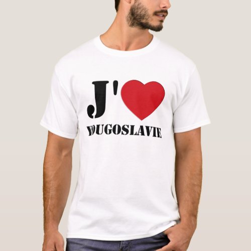 J AIME YOUGOSLAVIE 3D T_Shirt