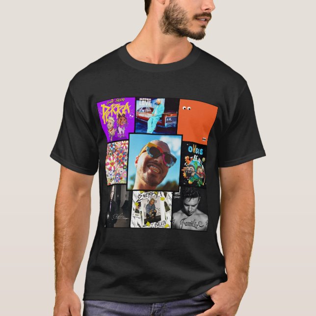 J Balvin Greatest Albums T-Shirt (Front)